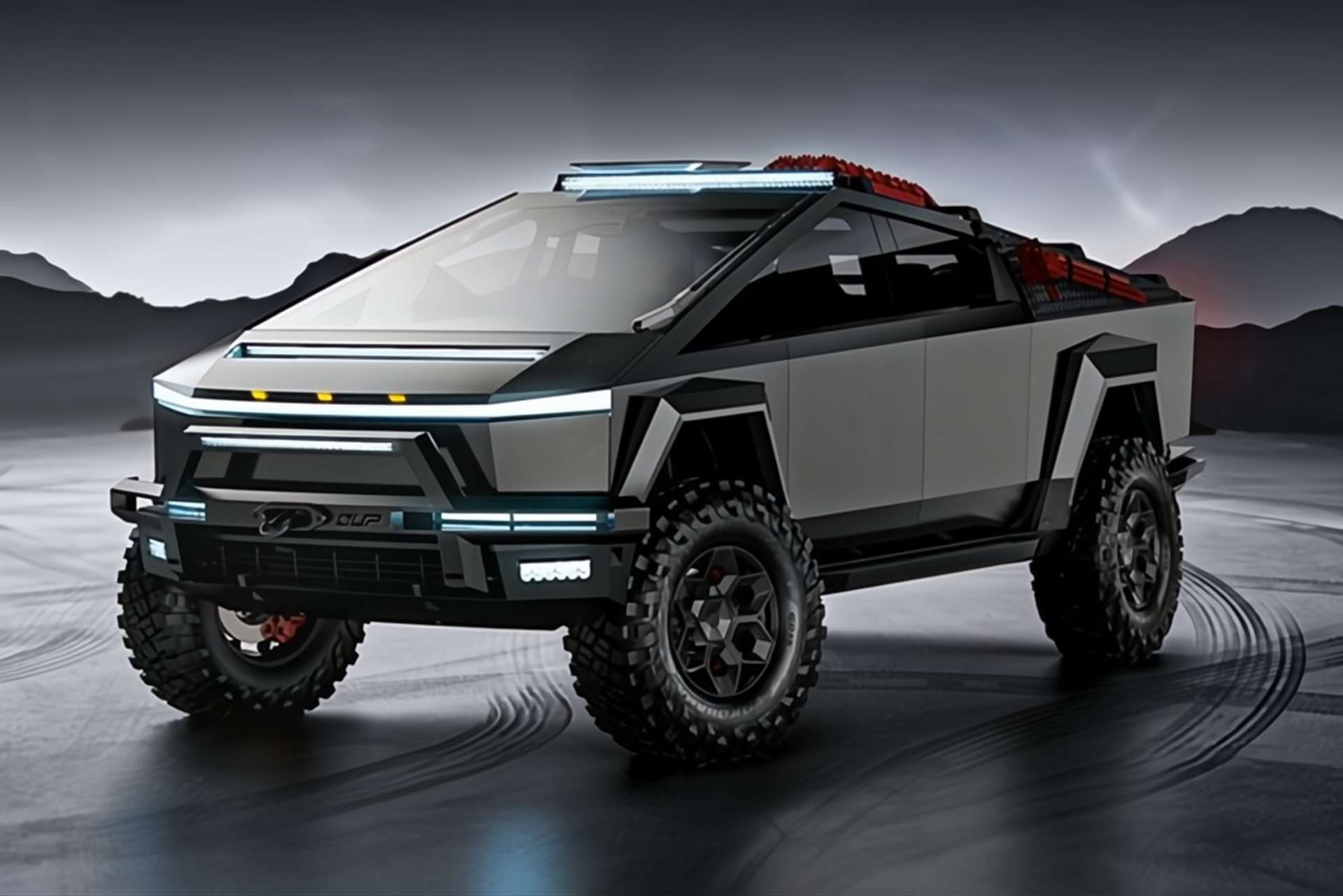 Archimedes Defense unveils military-grade Tesla Cybertruck APC with ...